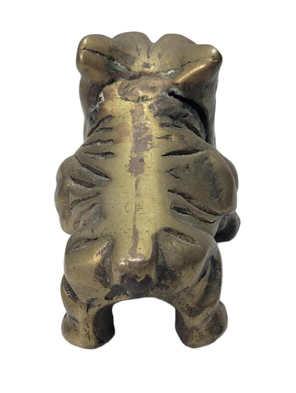 Vintage Brass English Bulldog & Pointer Hunting Dog Figurine Set - Picture 5 of 16